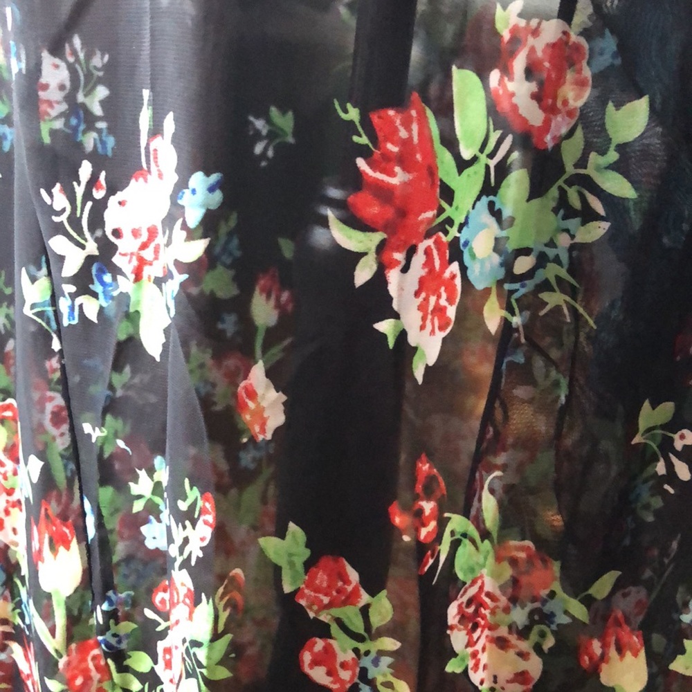 Long Sheer Bohemian Duster Robe - Picture 5 of 7